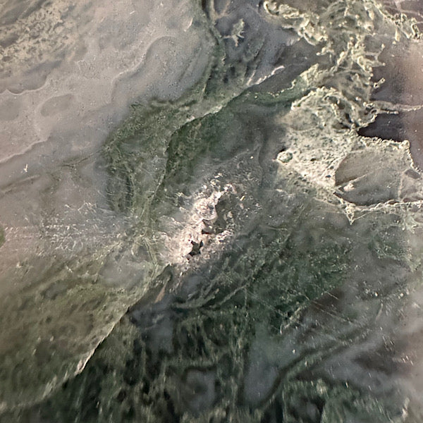 agaat mos kubus A gepolijst kristallen