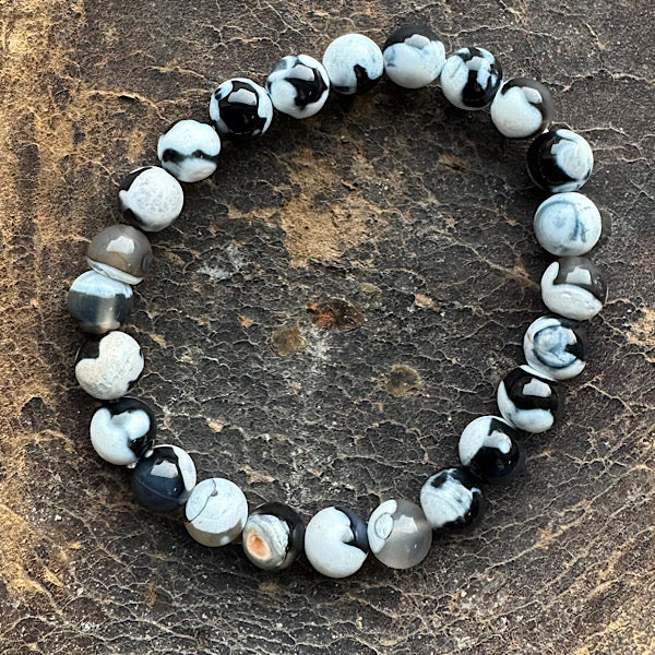 agaat orka orca armband kralen sieraad edelstenenmineralenwinkel.nl