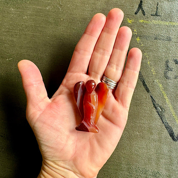 agaat rood engel klein A