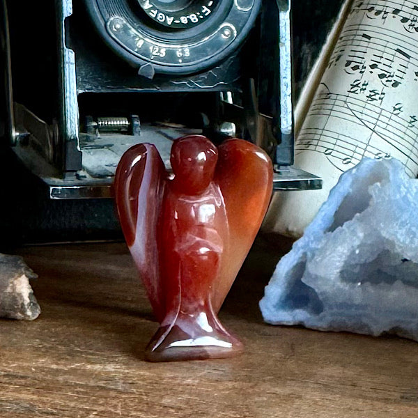 agaat rood engel klein A