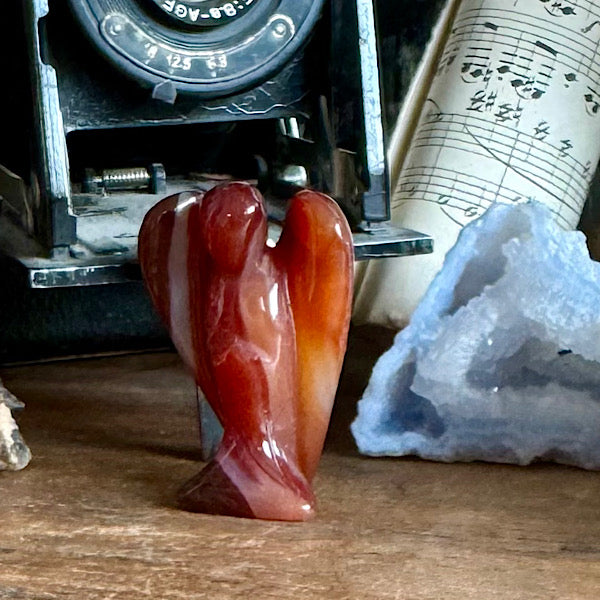 agaat rood engel klein A