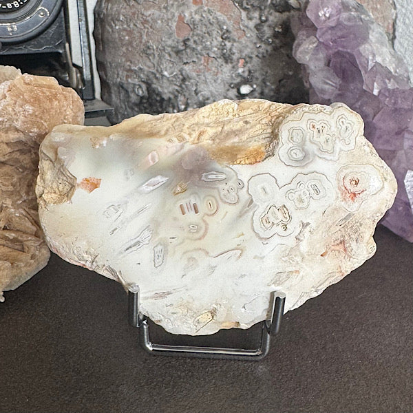 agaat tube indonesië ruw brok gepolijst nr1