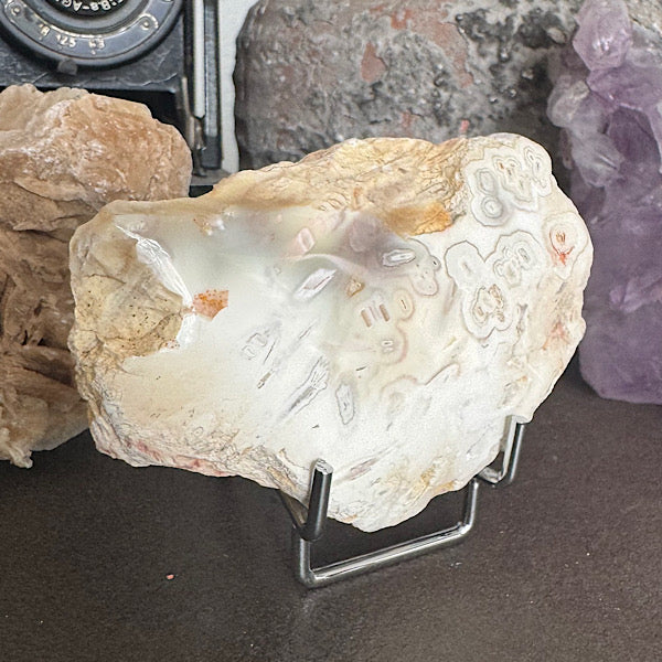 agaat tube indonesië ruw brok gepolijst nr1