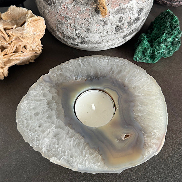 agaat waxinelichtje theelichthouder edelstenenmineralenwinkel.nl