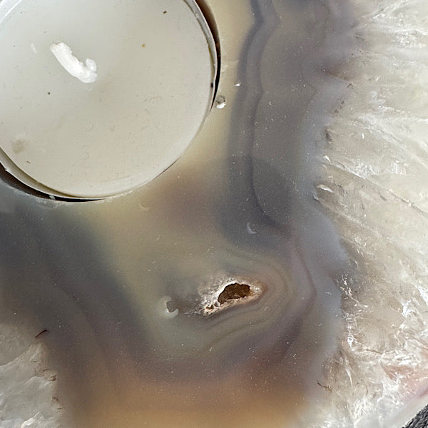 agaat waxinelichtje theelichthouder