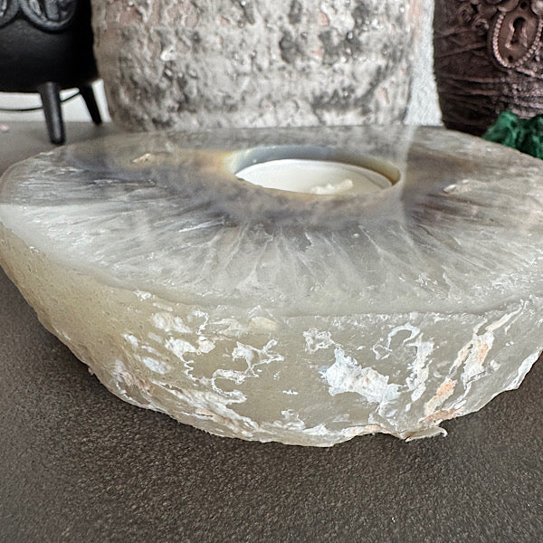 agaat waxinelichtje theelichthouder