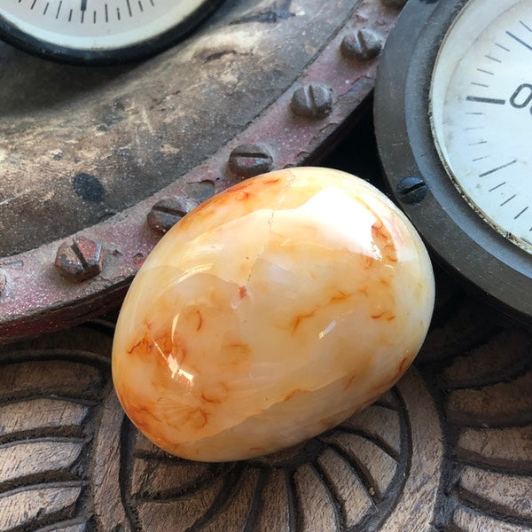 agaat wit carneool jumbo gepolijst