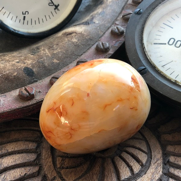 agaat wit carneool jumbo gepolijst