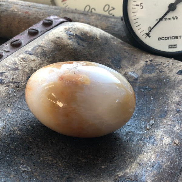 agaat wit carneool jumbo gepolijst