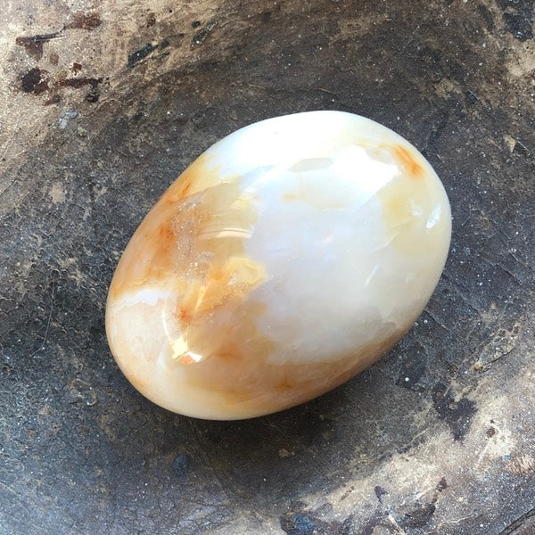 agaat wit carneool jumbo gepolijst