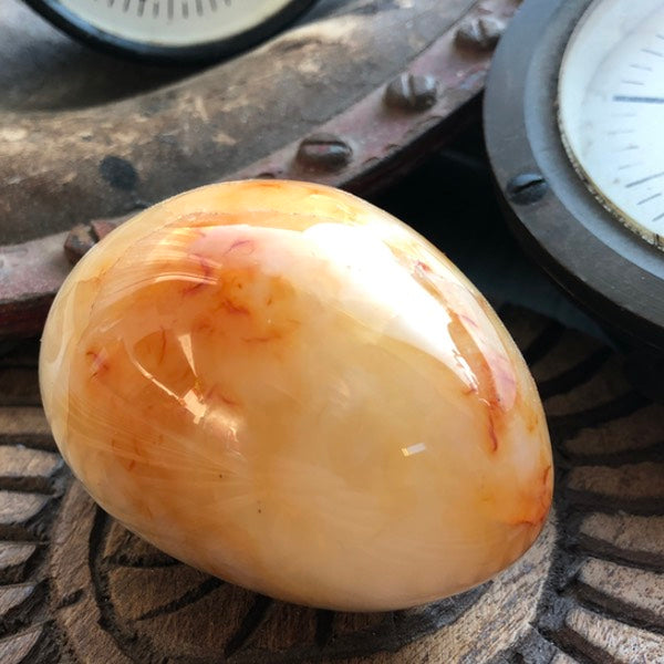 agaat wit carneool jumbo gepolijst