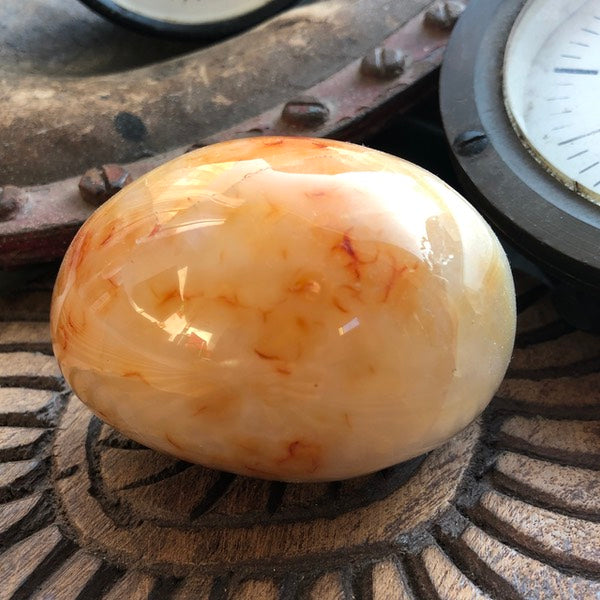 agaat wit carneool jumbo gepolijst