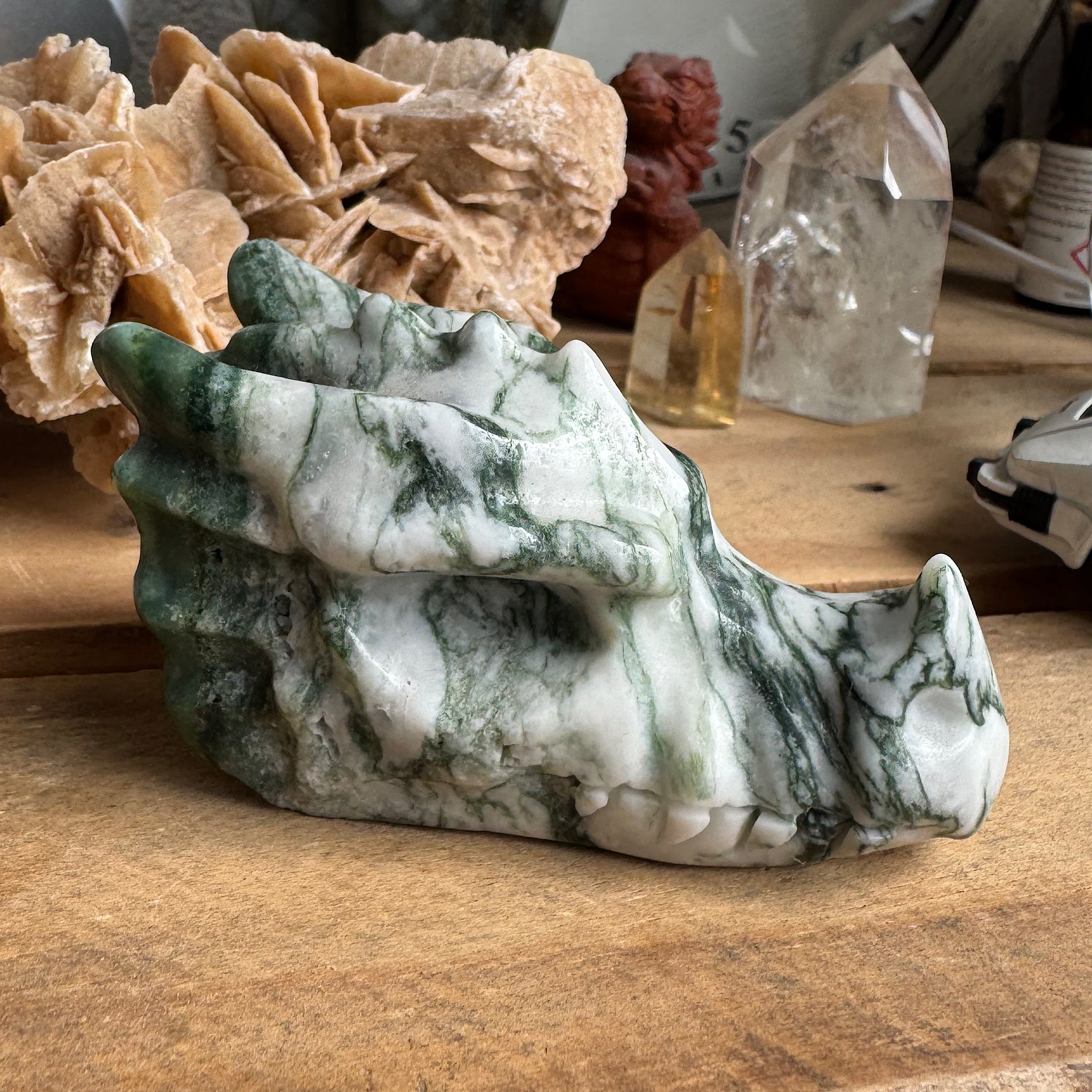 Draken Schedel Agaat Boom B