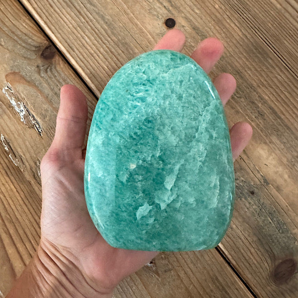 amazoniet gepolijst sculptuur