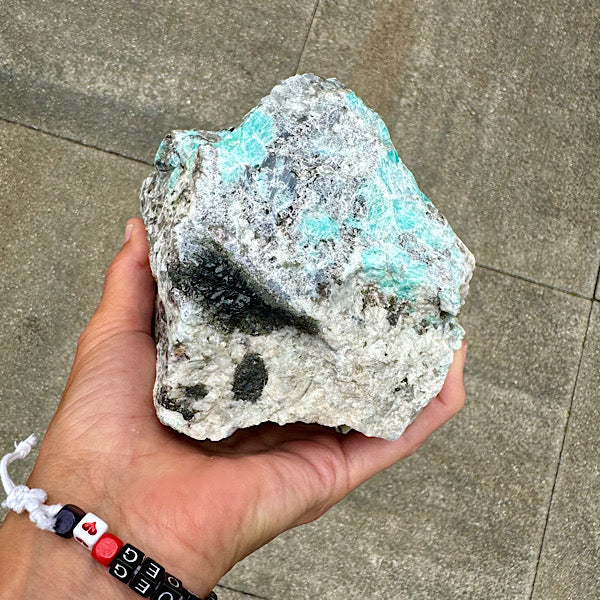 amazoniet ruw brok nr2 edelstenenmineralenwinkel