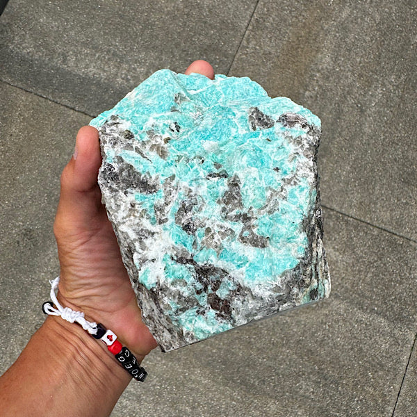 amazoniet ruw brok nr2 edelstenenmineralenwinkel
