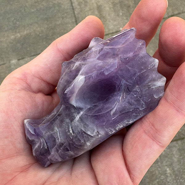 Draken Schedel Amethist Skull A