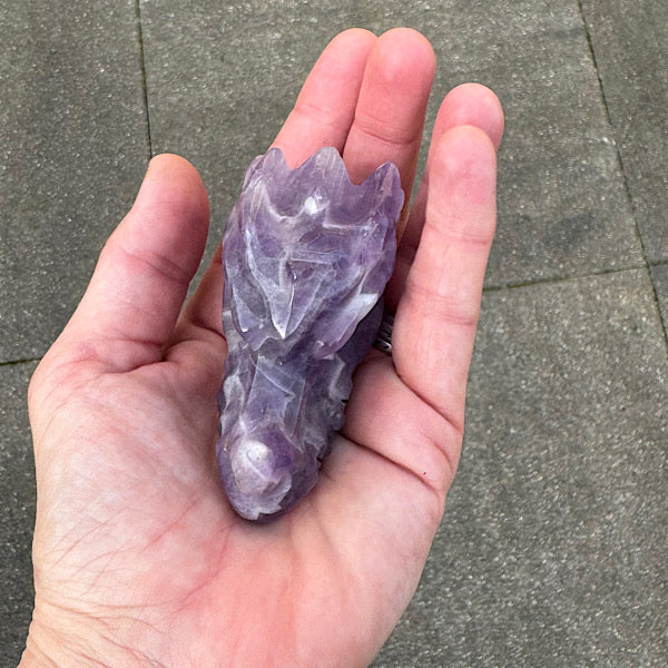 Draken Schedel Amethist Skull A