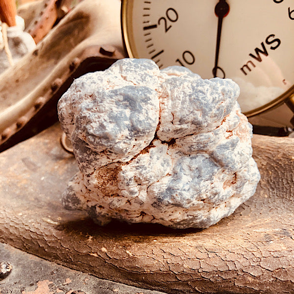 angeliet ruw brok knol nr1 engelen steen mineralen blauw wit