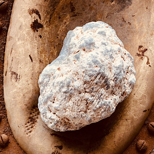 angeliet ruw brok knol nr2 engelen steen mineralen blauw wit