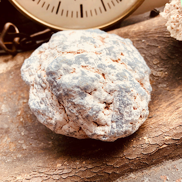 angeliet ruw brok knol nr2 engelen steen mineralen blauw wit