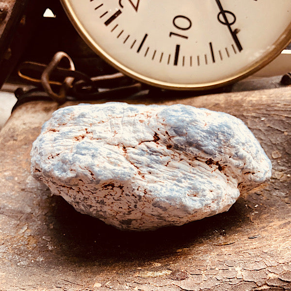 angeliet ruw brok knol nr2 engelen steen mineralen blauw wit