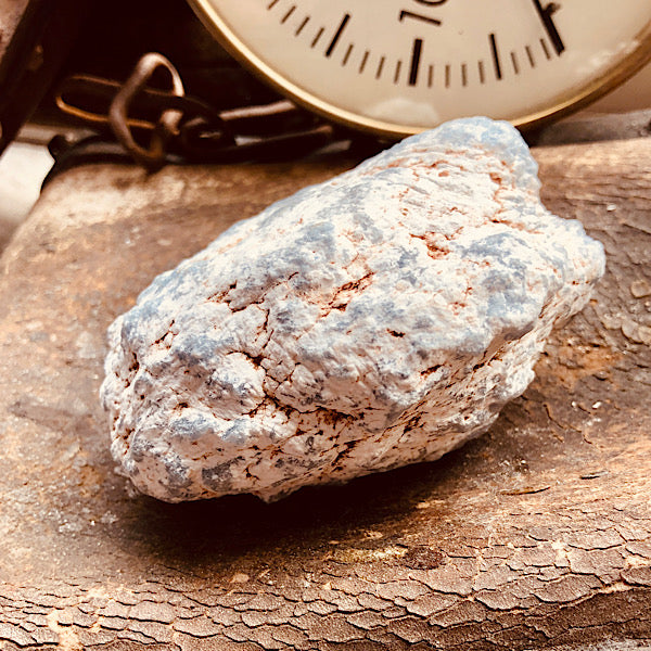 angeliet ruw brok knol nr2 engelen steen mineralen blauw wit