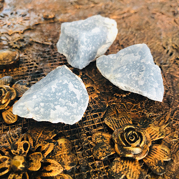 angeliet ruw brokje engelensteen edelstenen mineralen winkel