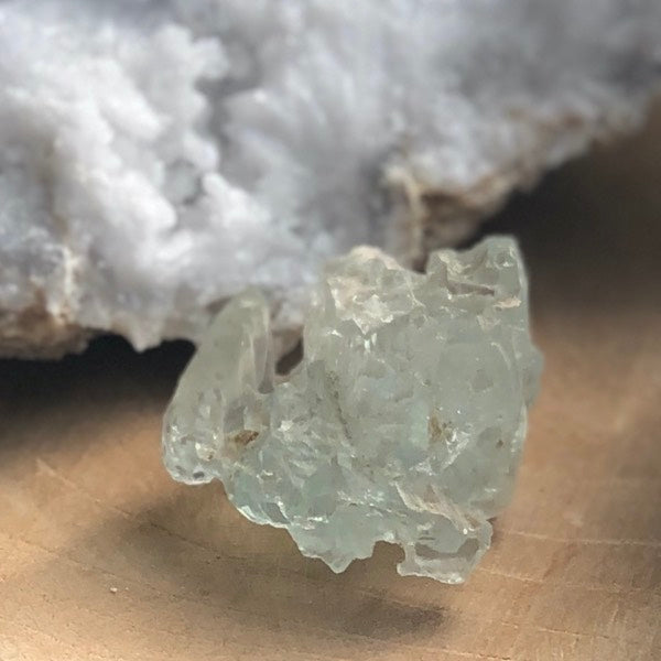 aquamarijn beril ruw brokje de schatkamer