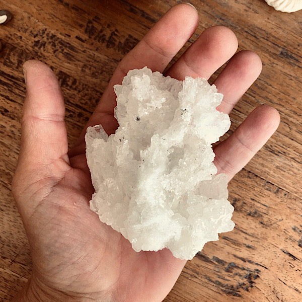 aragoniet wit nr1 kristallen ruw mineralen