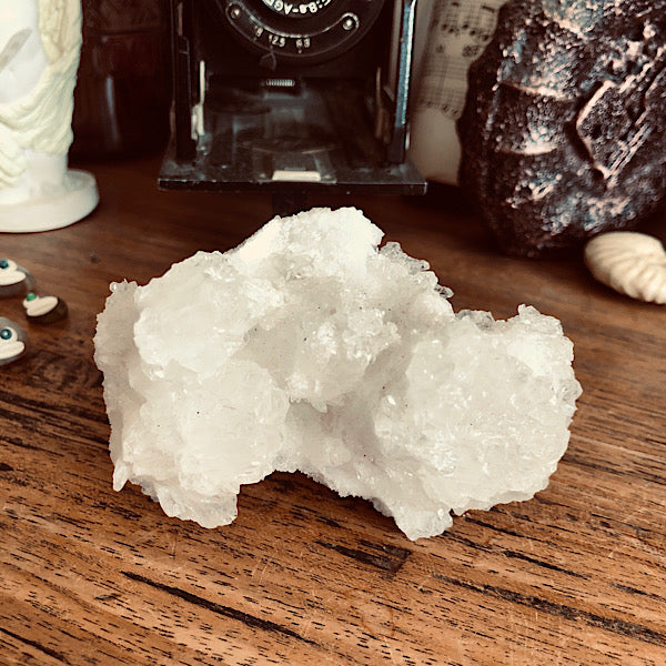 aragoniet wit nr1 kristallen ruw mineralen