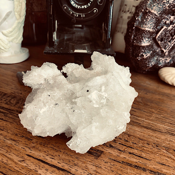 aragoniet wit nr1 kristallen ruw mineralen