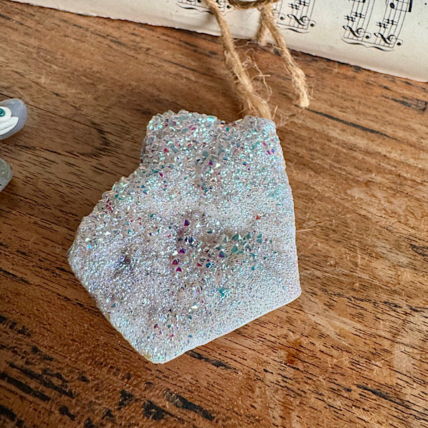 aura angel ruw stukje bergkristal manmade