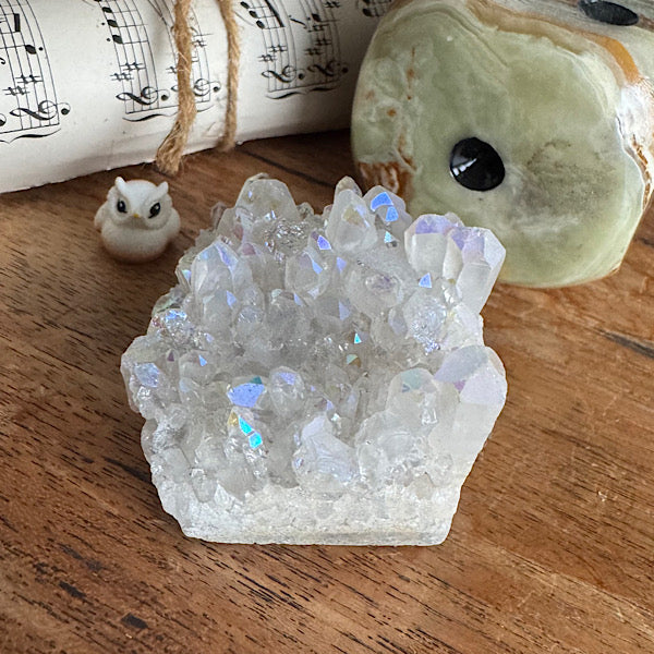 aura aura ruw angel-aura-clustertje-bergkristal B