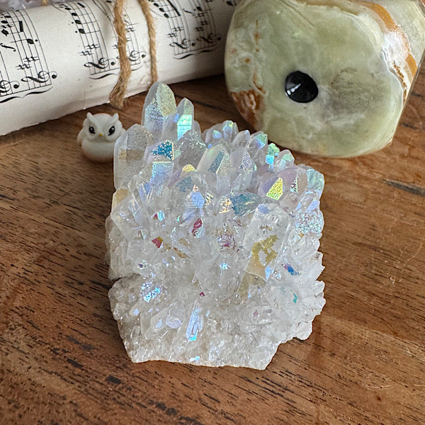 aura aura ruw angel-aura-clustertje-bergkristal B