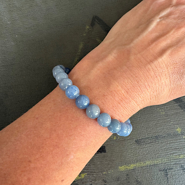 aventurijn blauw armband edelstenen sieraad