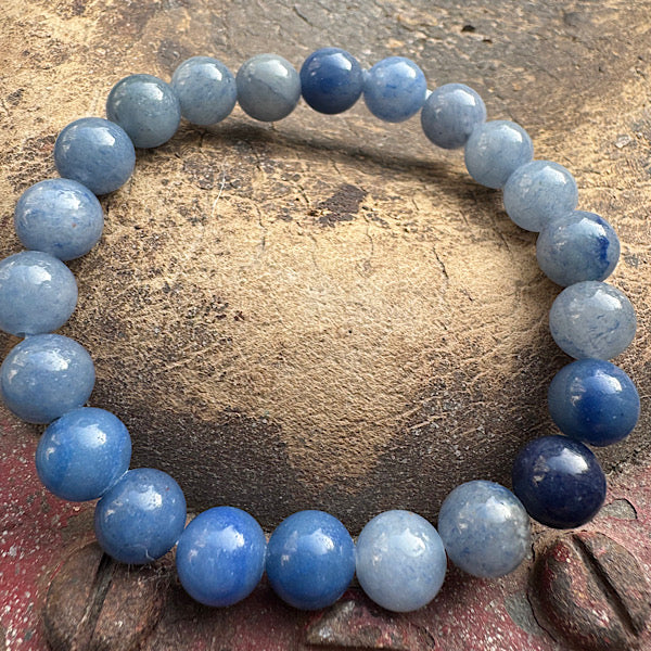 aventurijn blauw armband edelstenen sieraad