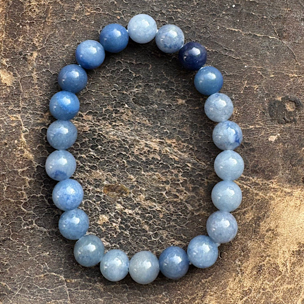 aventurijn blauw armband edelstenen sieraad edelstenenmineralenwinkel.nl