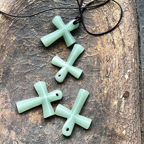 Aventurijn Groen Hanger Ankh 4 cm – groene edelstenen hanger met Egyptisch symbool