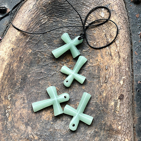 aventurijn groen ankh anch gepolijst teken mineralen Egypte