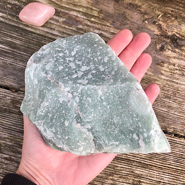 aventurijn groen groot xl ruw brok nr1 mineralen rust