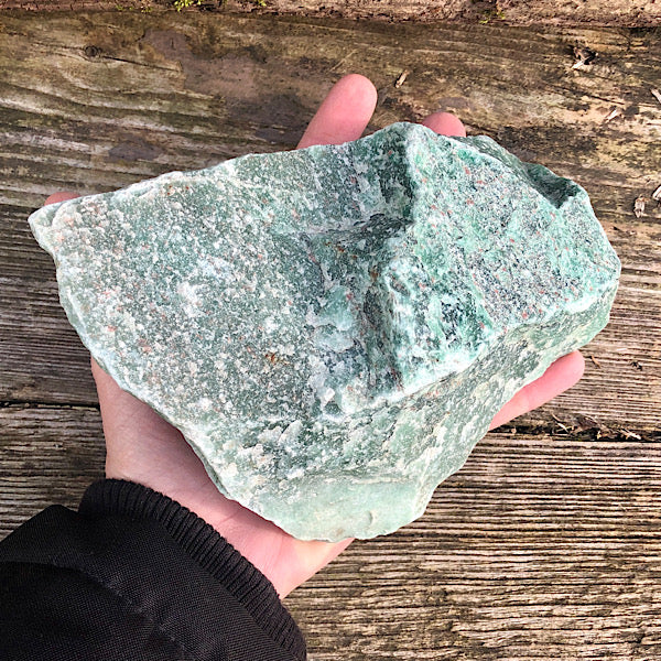 aventurijn groen groot xl ruw brok nr2 mineralen rust