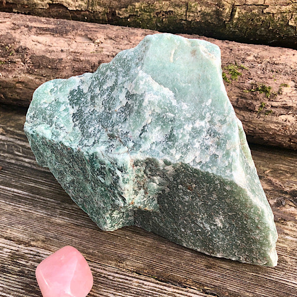 aventurijn groen groot xl ruw brok nr2 mineralen rust