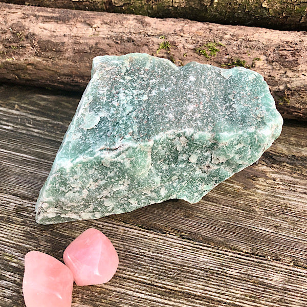 aventurijn groen groot xl ruw brok nr2 mineralen rust