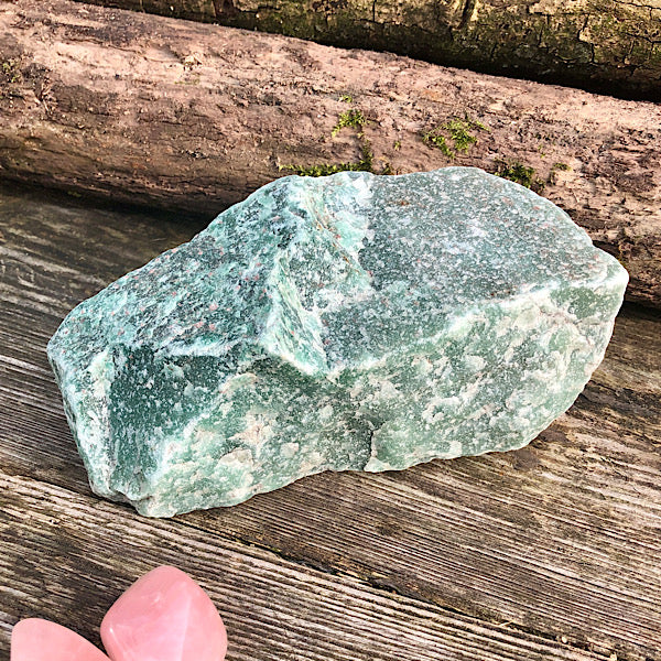 aventurijn groen groot xl ruw brok nr2 mineralen rust