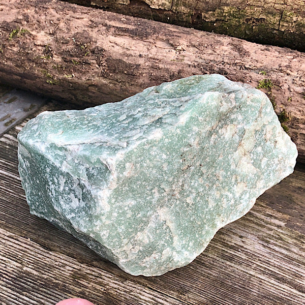 aventurijn groen groot xl ruw brok nr3 mineralen rust