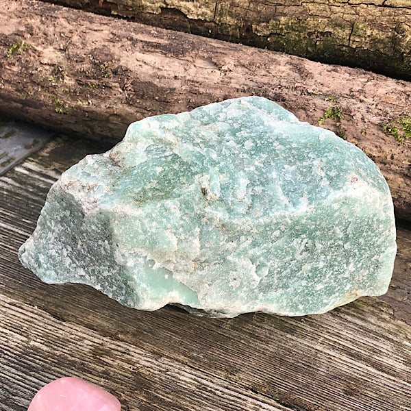 aventurijn groen groot xl ruw brok nr3 mineralen rust
