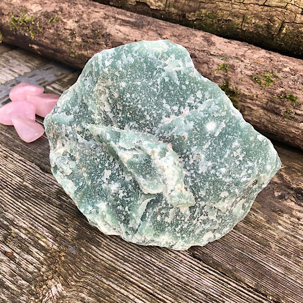 aventurijn groen groot xl ruw brok nr4 mineralen rust