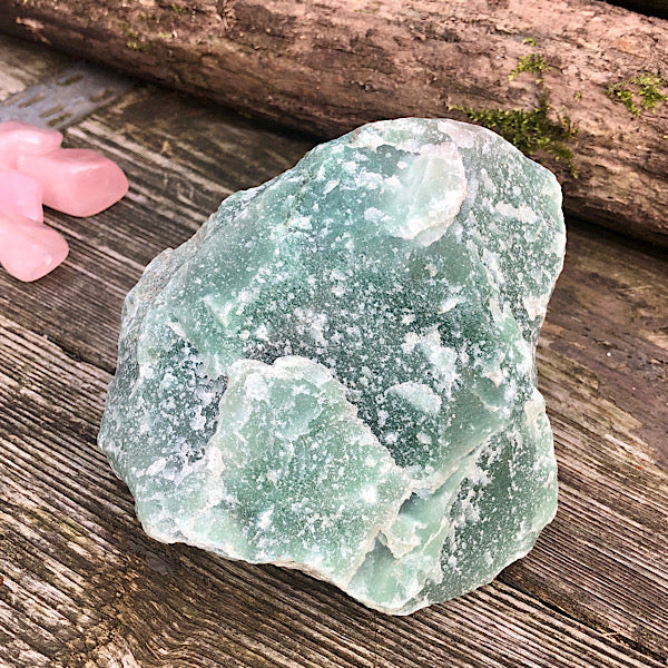 aventurijn groen groot xl ruw brok nr4 mineralen rust