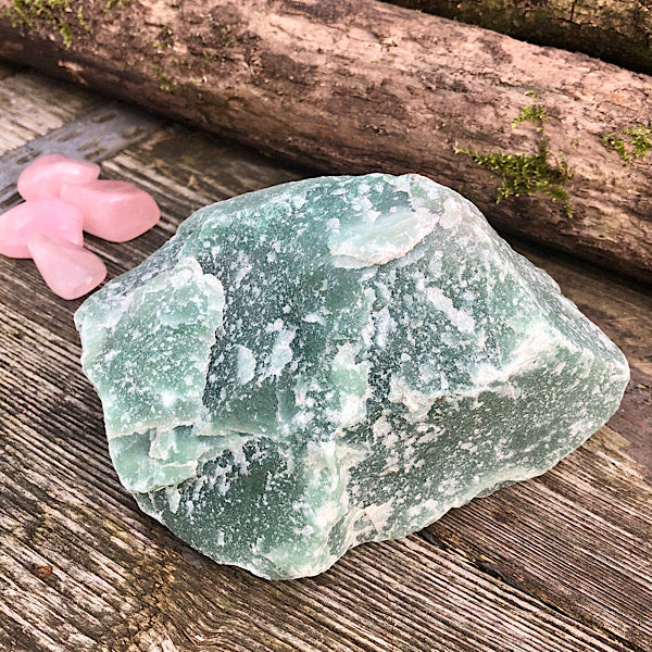 aventurijn groen groot xl ruw brok nr4 mineralen rust